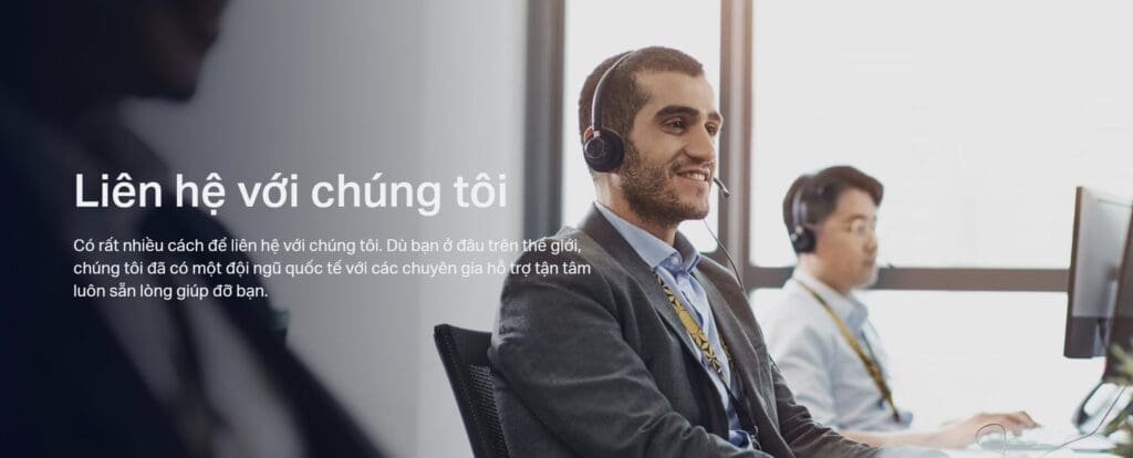 Liên hệ hỗ trợ Exness